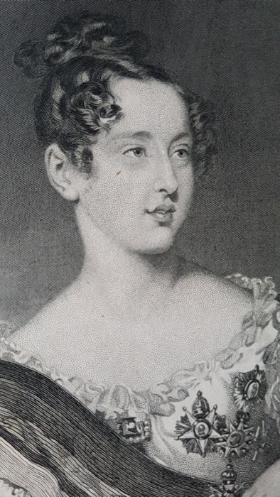 Lote 50 Gravuras / retrato rainha D Maria II, 1879