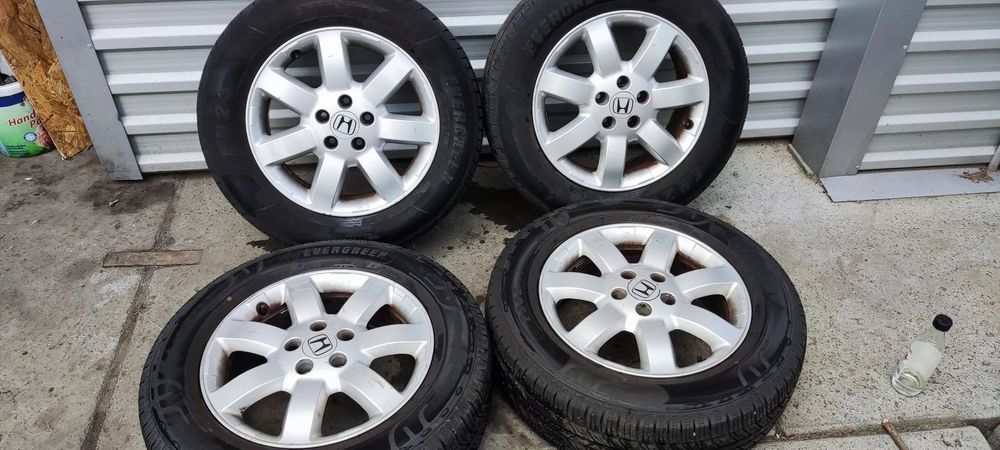 Komplet kół felgi aluminiowe alufelgi Honda CRV J17x6 1/2J