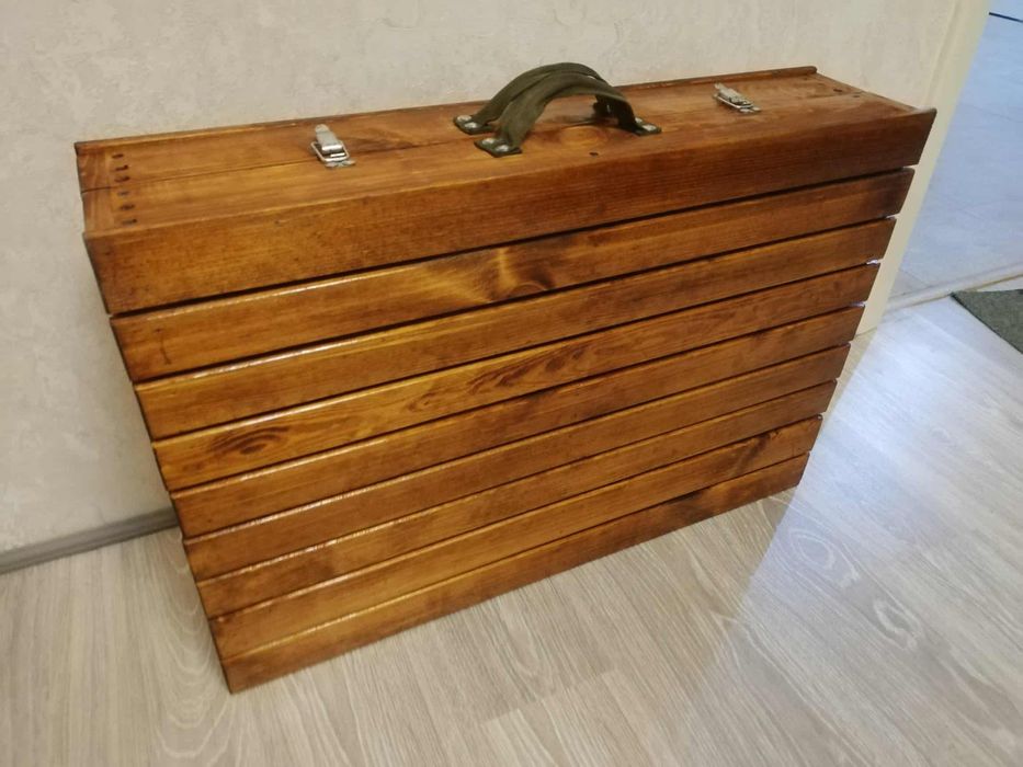 Стілець для кемпінгу дерев'яний