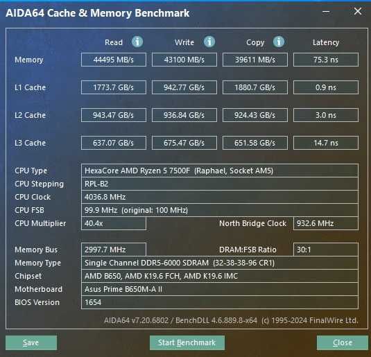 Оперативна память Apacer 32 GB DDR5 5200 MHz NOX