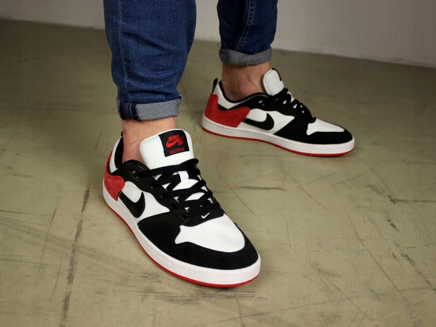 (r. Eur 45,5- 29,5 cm) Nike SB Alleyoop Black Toe CJ0882,-102