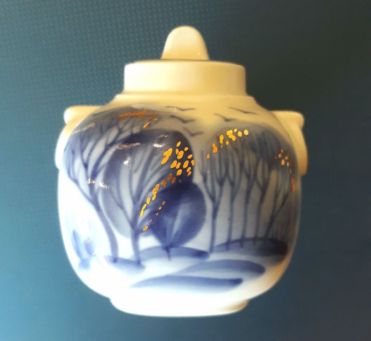 ŁOMONOSOW herbatnica, pojemnik, karafka porcelana rosyjska USSR