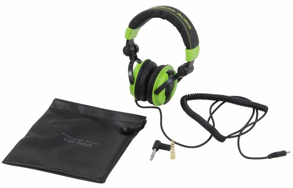 American Audio HP550 Lime słuchawki DJ limonkowe