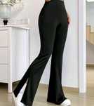Legginsy z rozcięciem na nogawce roz M nowe
