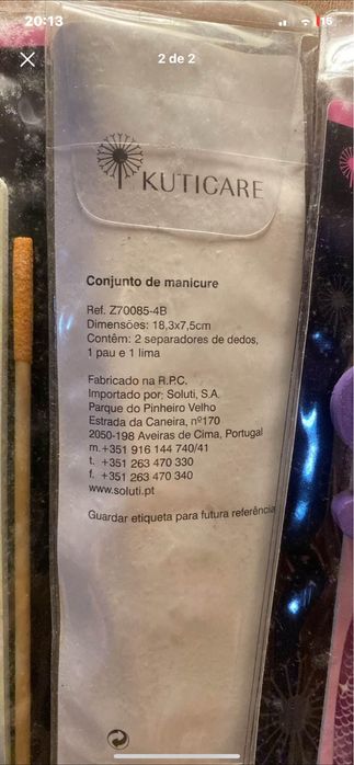 Conjunto de manicure ver segunda foto