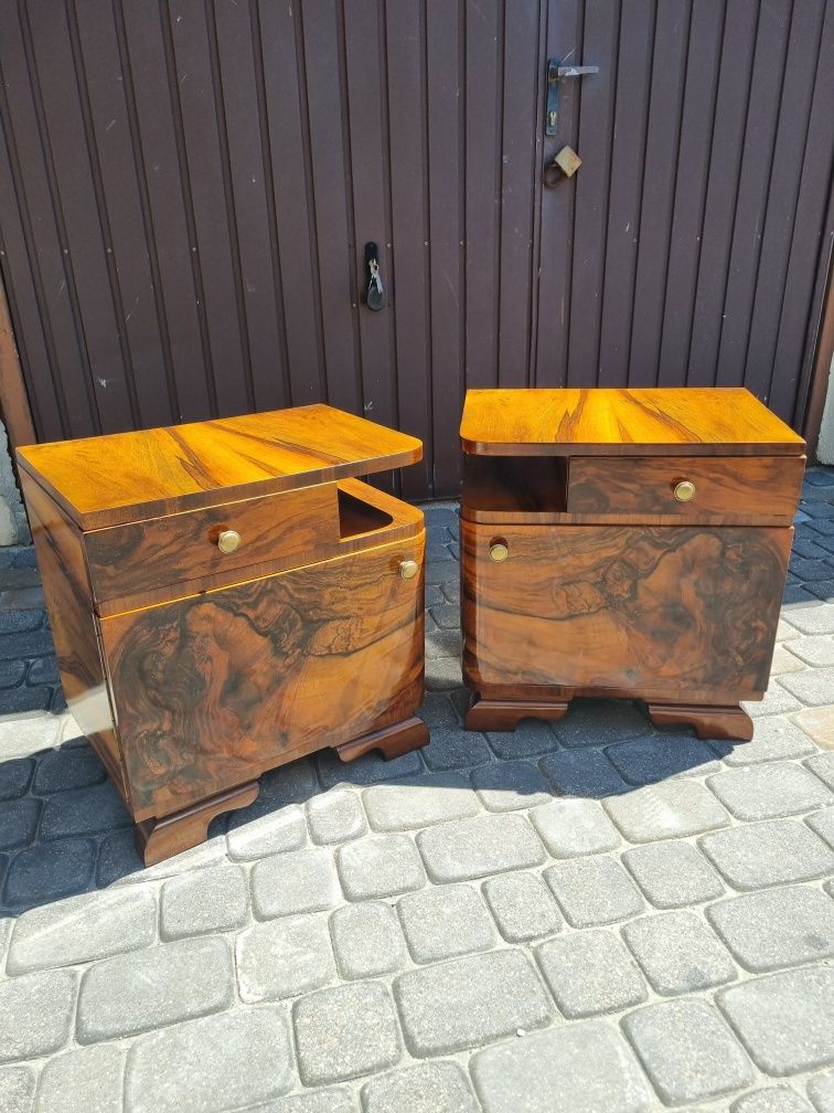 Szafki nocne Art Deco, nakastliki, antyk, vintage.