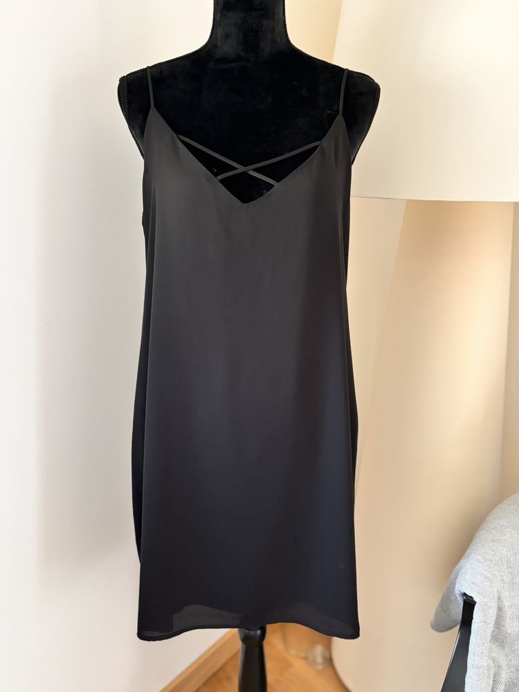 Vestido em viscose preto