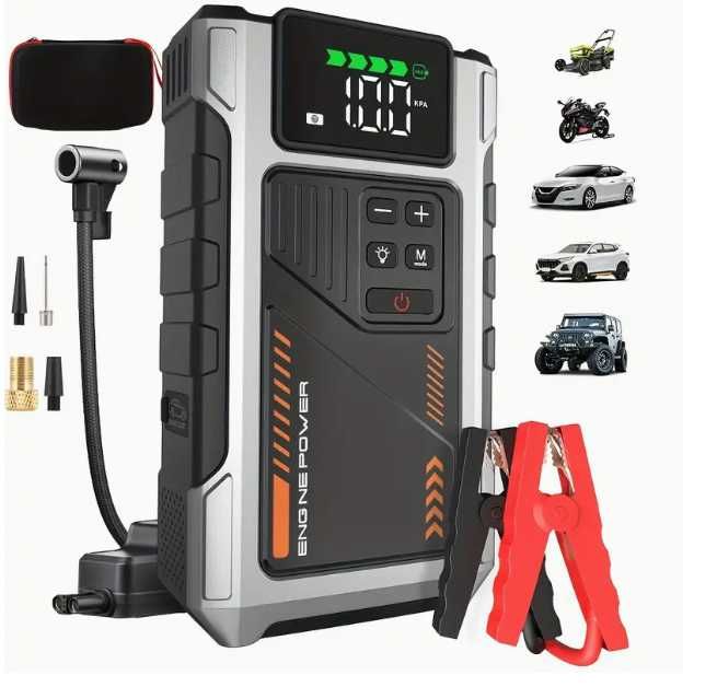 Urządzenie rozruchowe pompka latarka kompresor Booster Rozruch