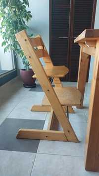 Krzesełko dla dziecka siedzisko dla dziecka drewniane