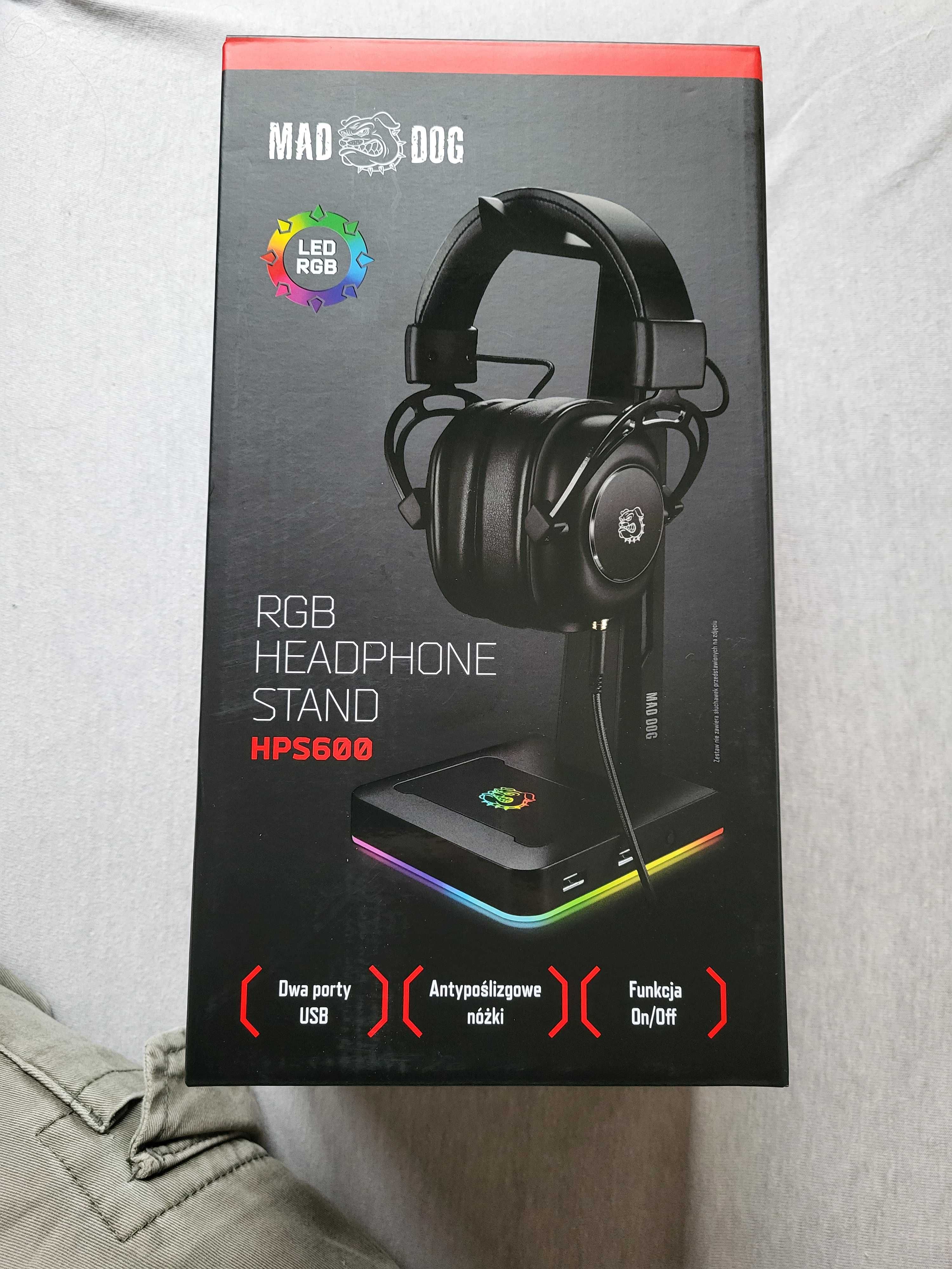 Stojak na słuchawki Mad Dog RGB HPS600