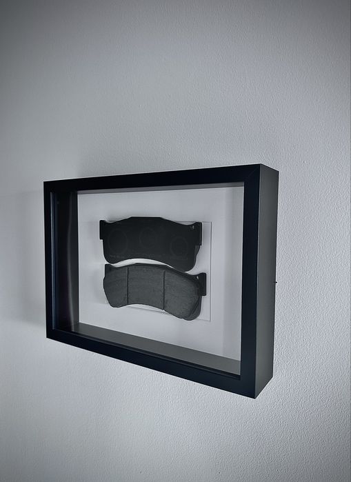 Porsche 992 Cup Obraz z Oryginalnych Klocków Hamulcowych UNIKAT!