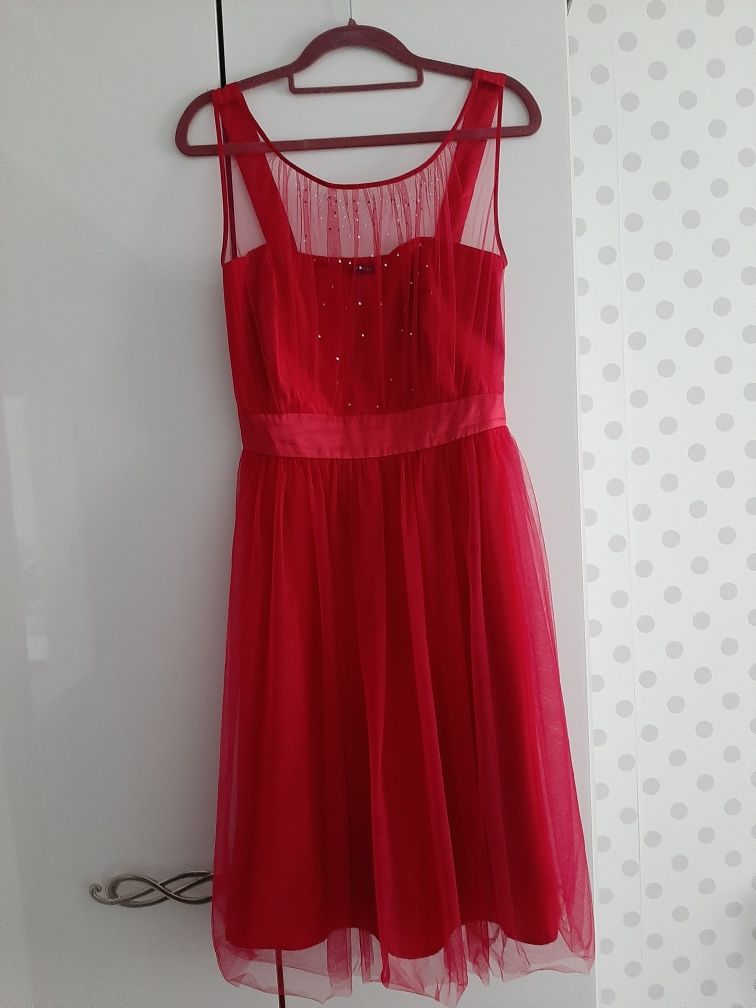 Sukienka Orsay różowo - malinowa