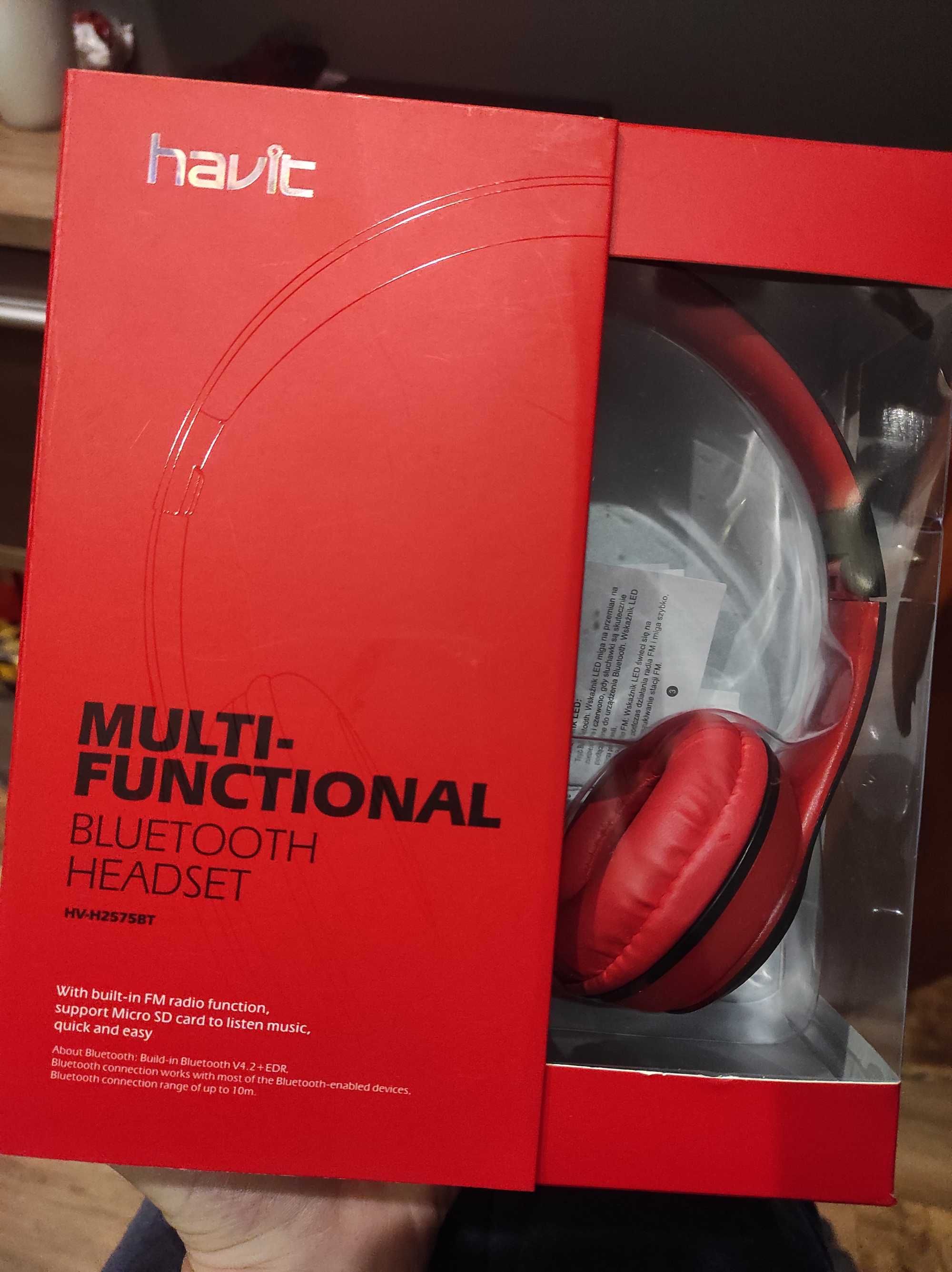 Słuchawki bez kabla bezprzewodowe havit, bluetooth