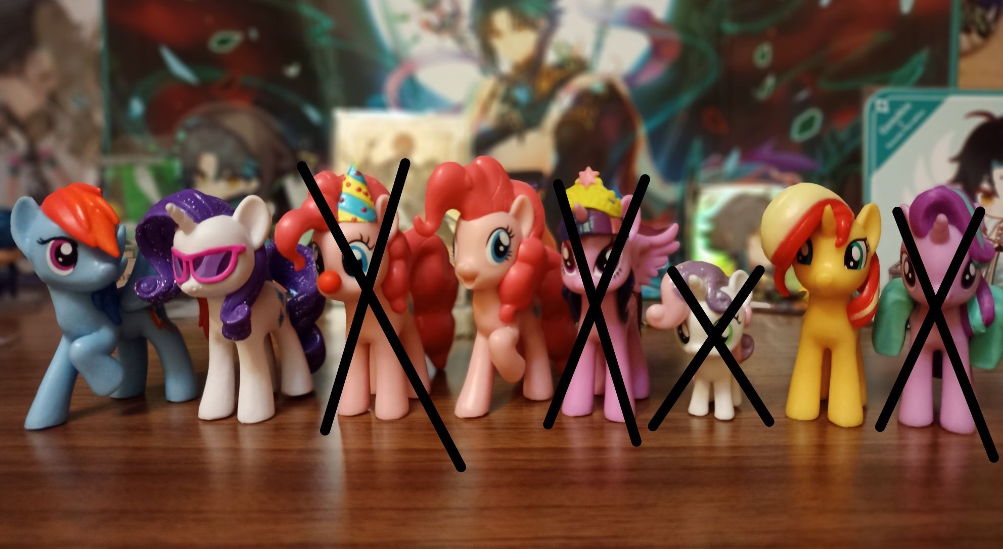 Коллекция my little pony игрушки фигурки май литтл пони редкие