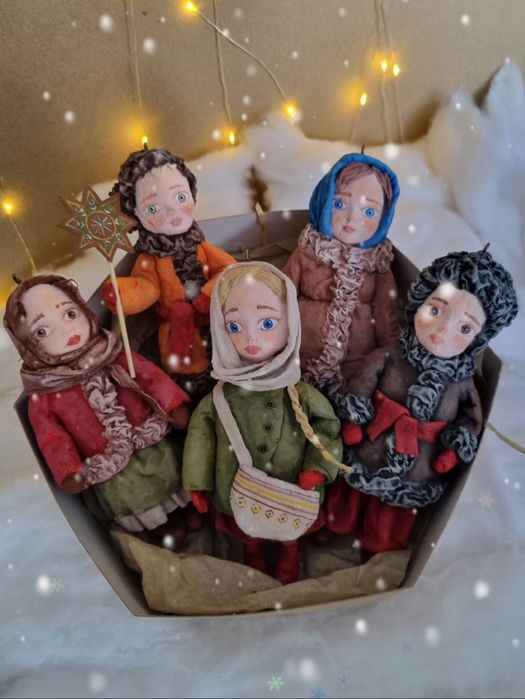 Колядники вертеп ватна іграшка діти