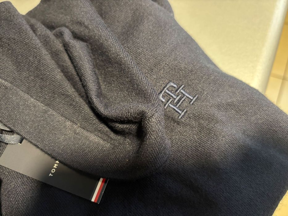 Sweter xl granat tommy hilfiger