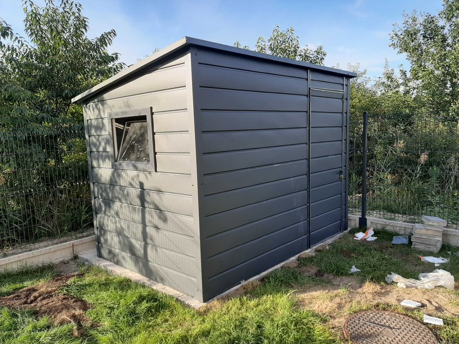 Garaż Blaszany , Wiata , Magazyn, Schowek -Garaże Blaszane -Maj-Blach