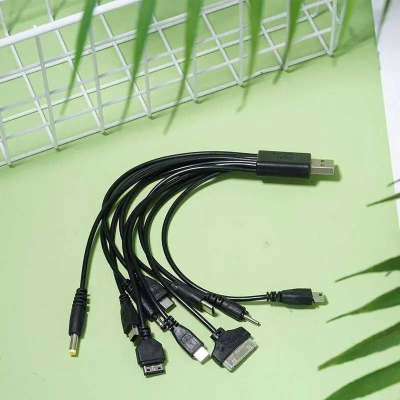 Uniwersalny kabel USB 10w1 do ładowania różnych modeli telefonów