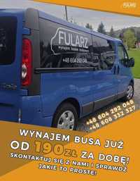 Wynajem busów 9 osobowych wypożyczalnia