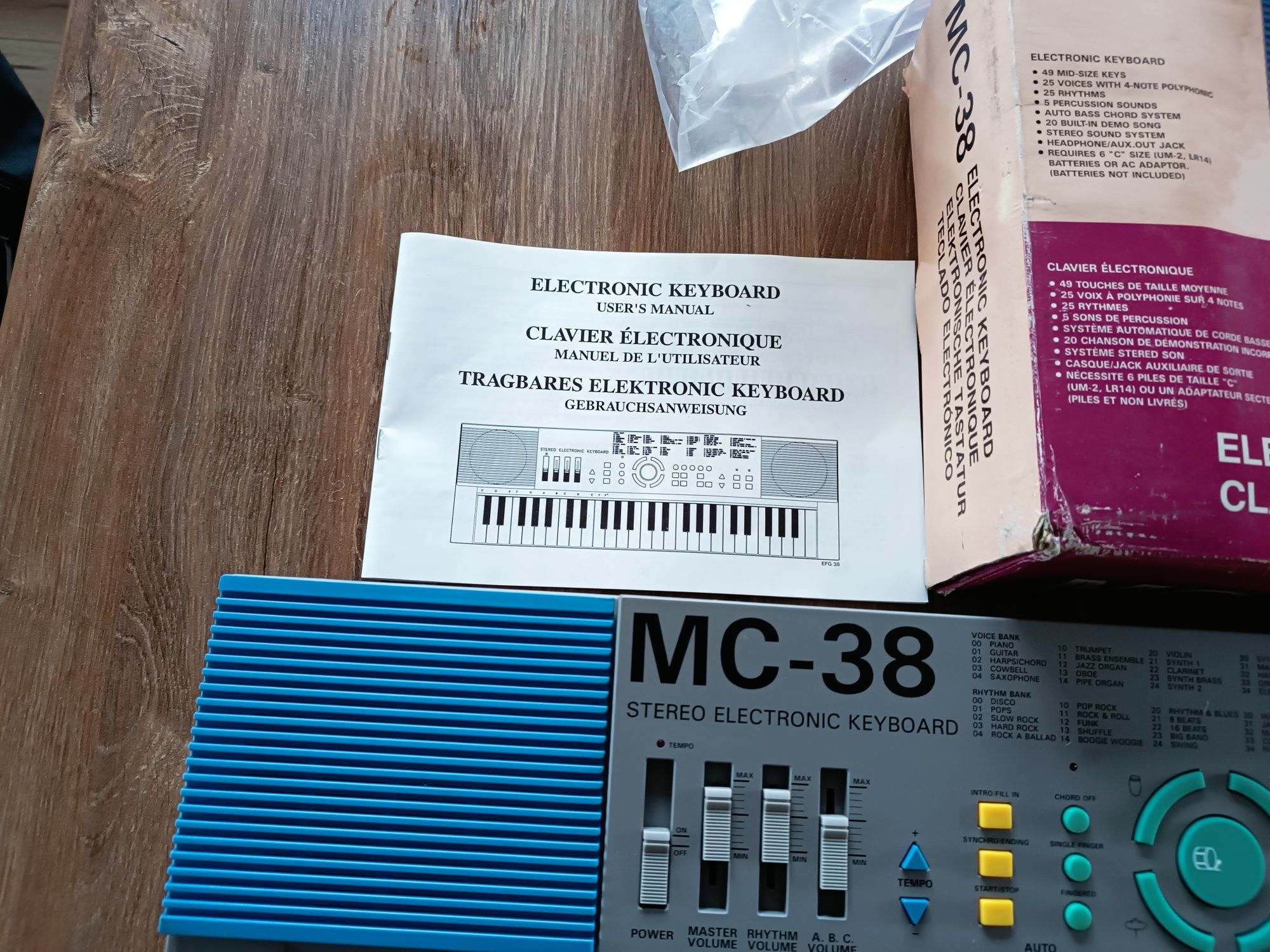 Dziecięce Organy klawisze Keyboard MC 38