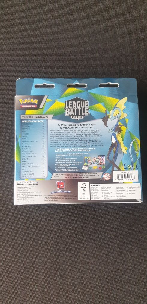 Pokémon Inteleon Vmax League Battle Deck