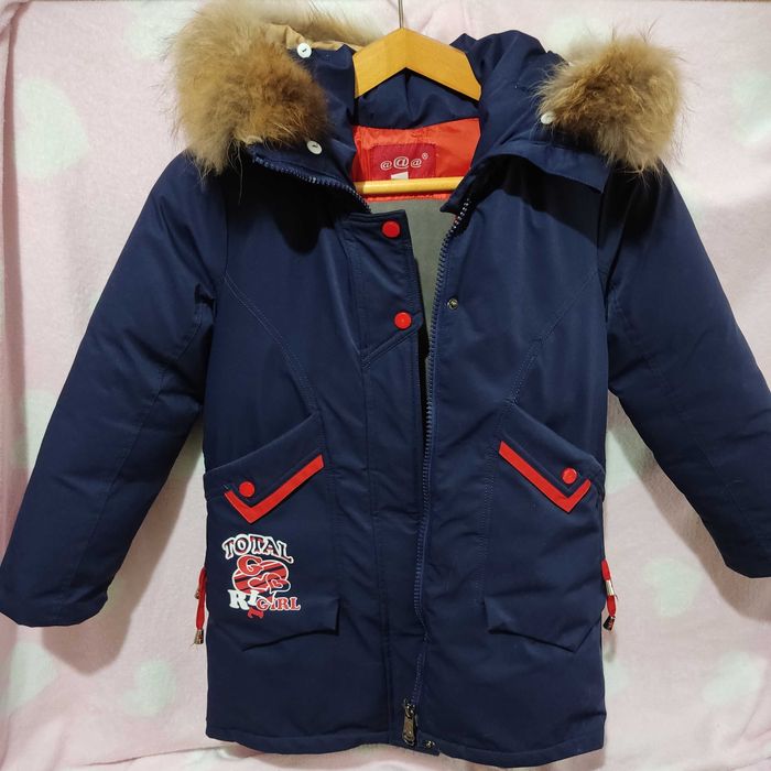 Куртка, парка зимова на дівчинку