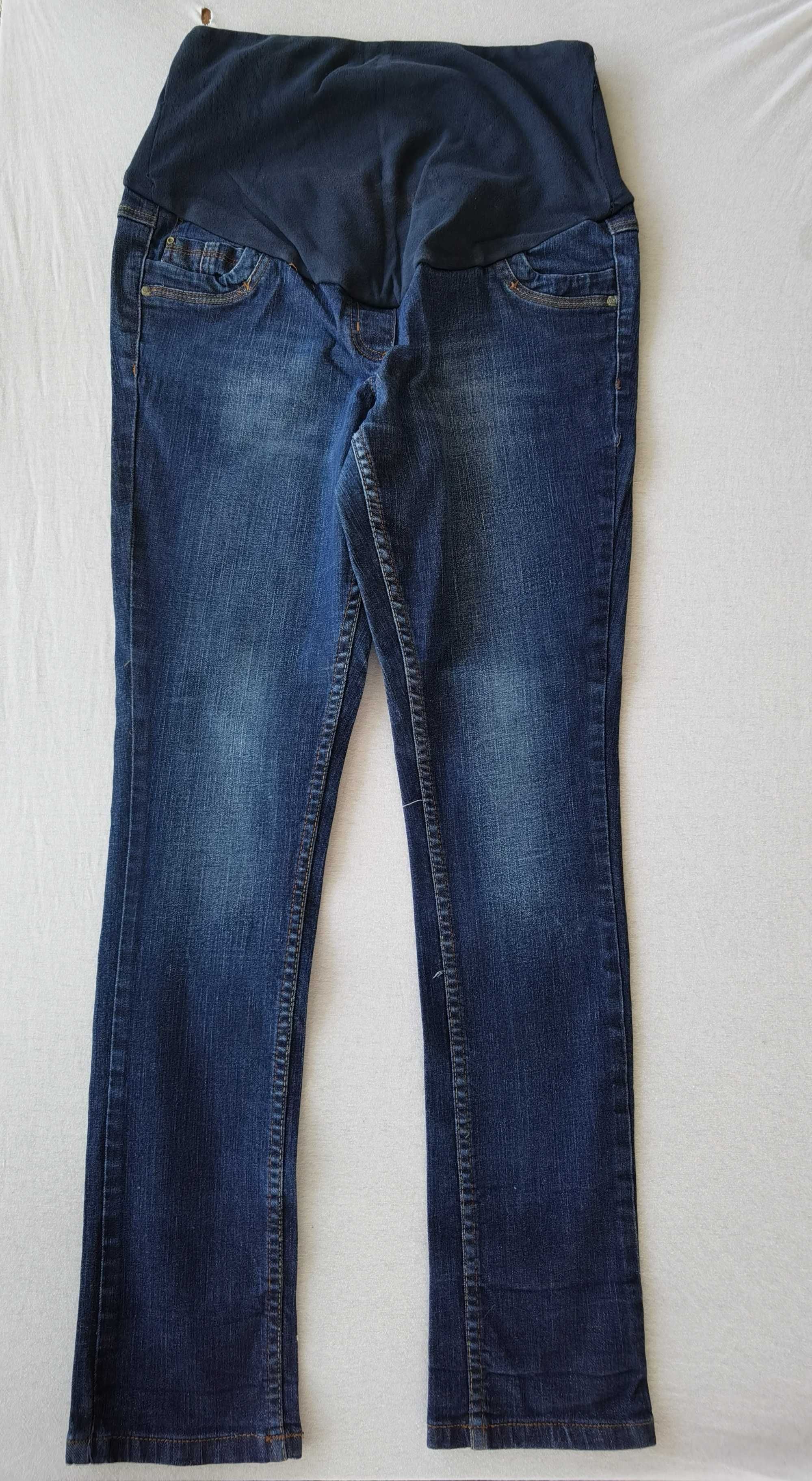 Spodnie ciążowe jeansy z wysokim stanem M/38