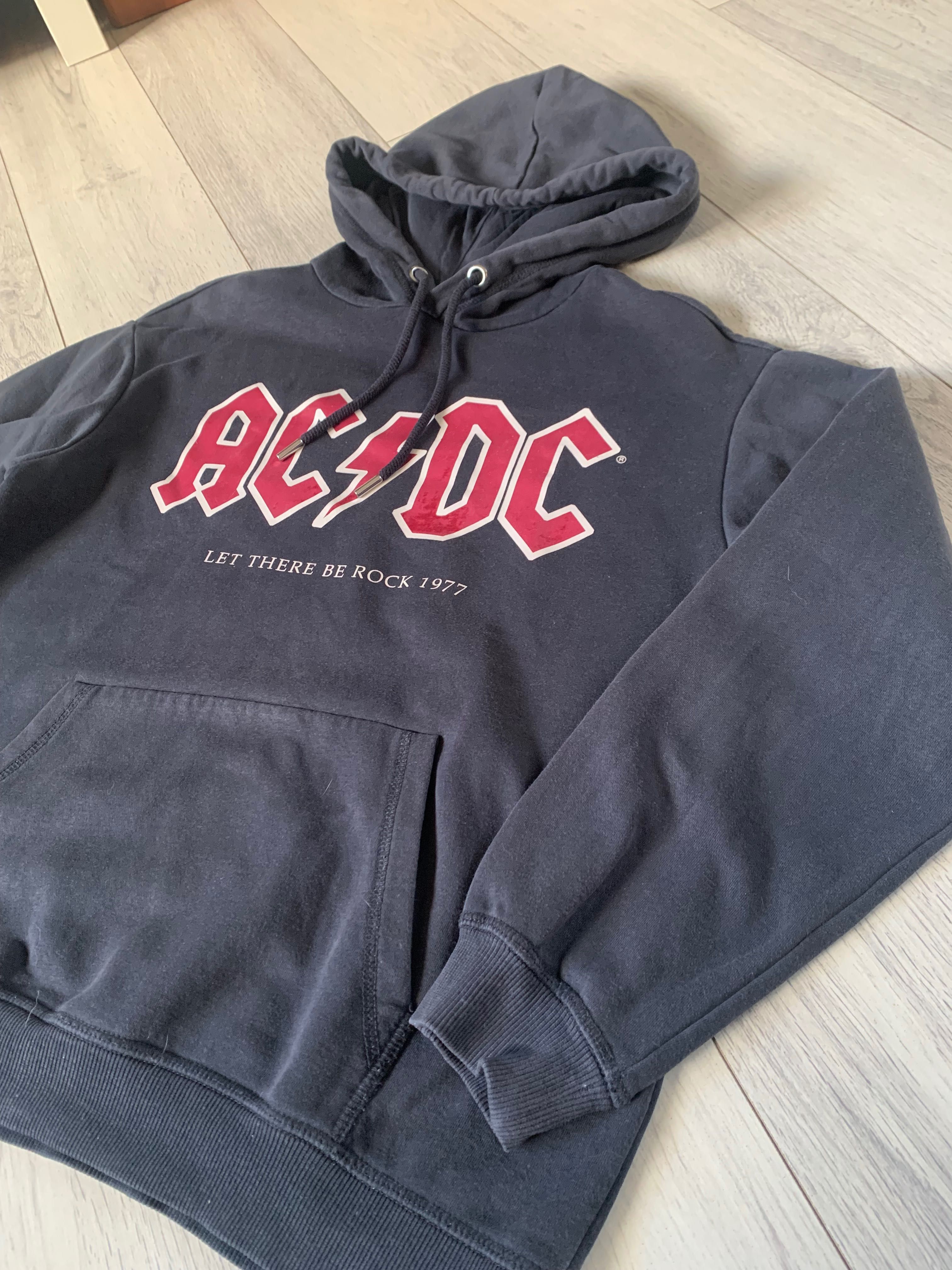 H&M bluza z kapturem damska AC/DC y2k rozm XS