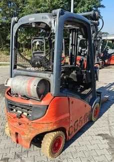 Wózek widłowy używany Linde H16T przesuw boczny Triplex
