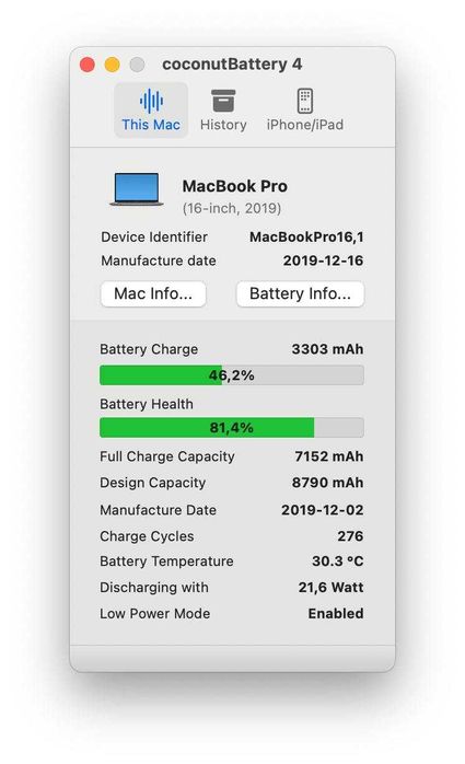 MacBook Pro 16 2019 A2141 i9 (8-Core) 32Gb 1Tb Radeon 5300 4Gb
