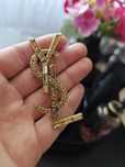 YSL broszka premium kamienie NOWA