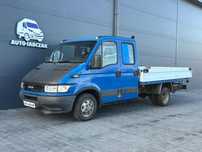 Iveco Daily 35C14 3.0 HPI DOKA Skrzynia Brygadówka **BLIŹNIAKI**Hak 3,5t.**  DMC 3,5t. Prawo jazdy kat. B **NA BLIŹNIAKACH**