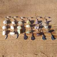 Magic crystal earings kolczyki z kryształów handmade