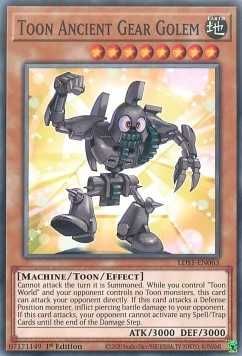 Karta Yugioh Toon Ancient Gear Golem