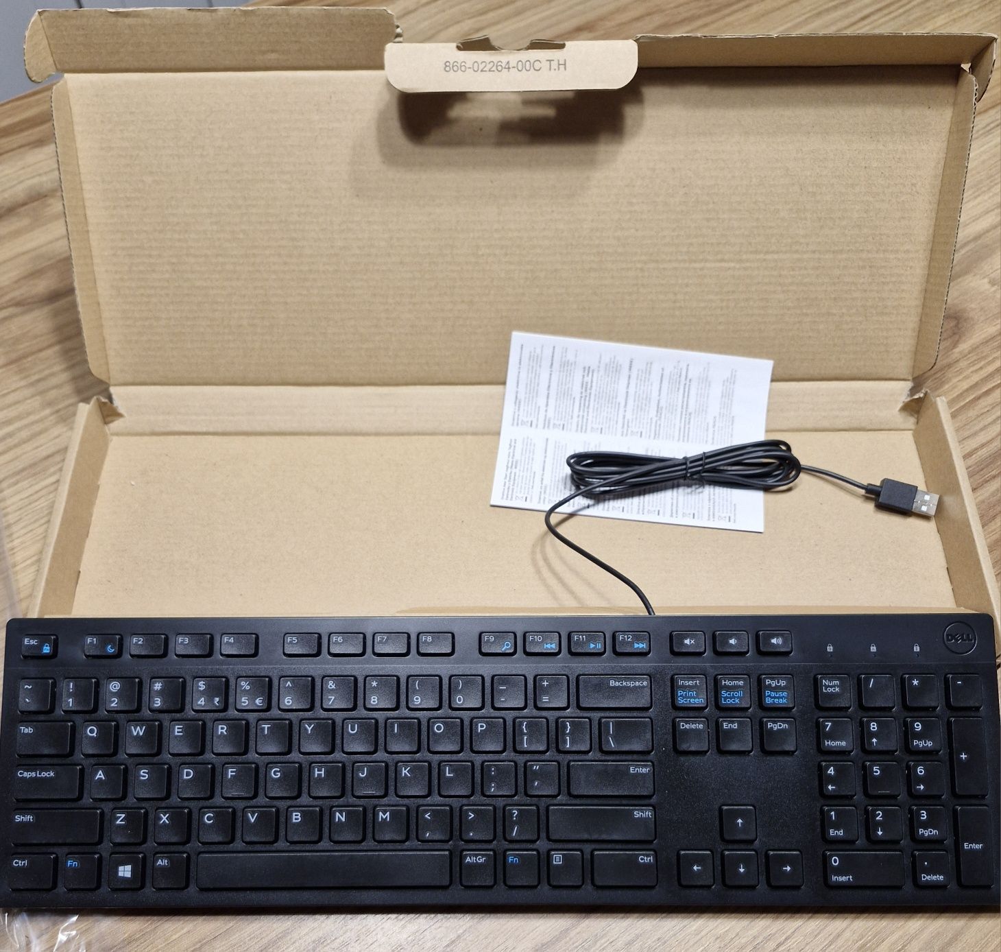 Klawiatura Dell USB KB216 BK ENG INT nowa