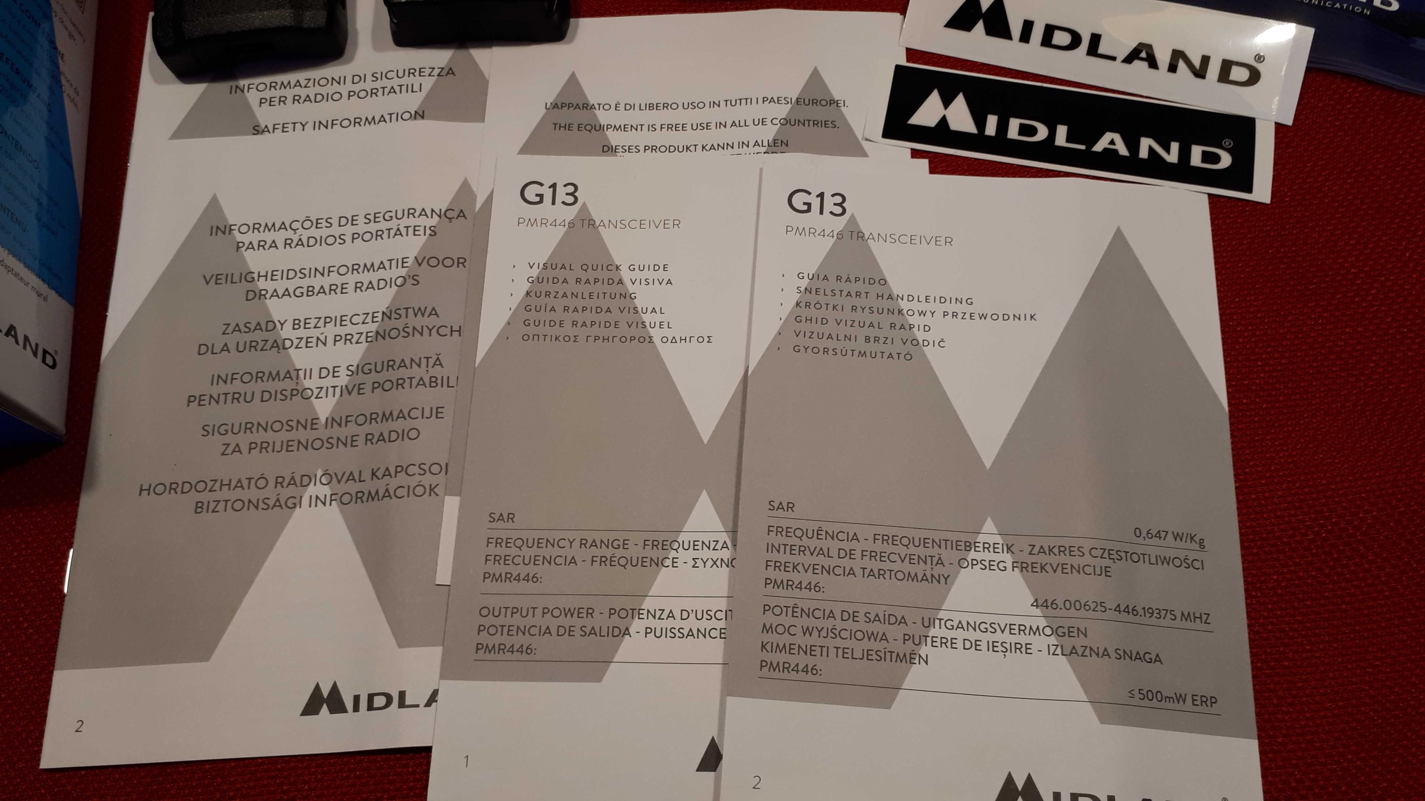 Walkie-Talkie Midland G13