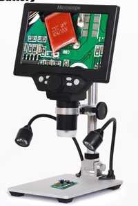Mikroskop cyfrowy G1200D wbudowany aku i lampy LED