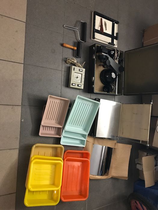 Zestaw fotograficzny z PRL