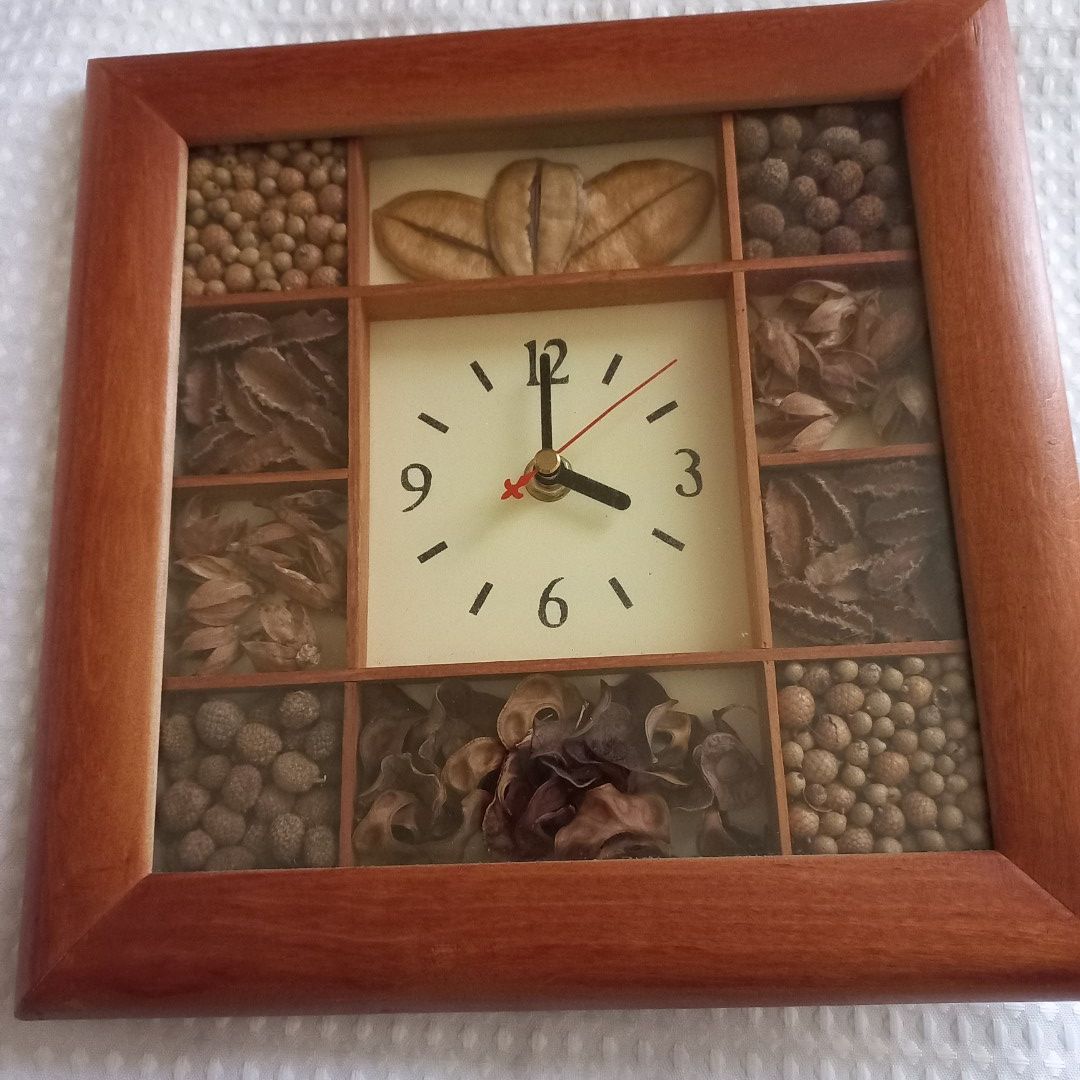 Zegar drewniany nowy Vintage