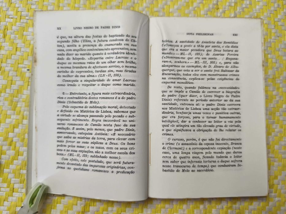 Livro Negro do Padre Dinis – 
Camilo Castelo Branco