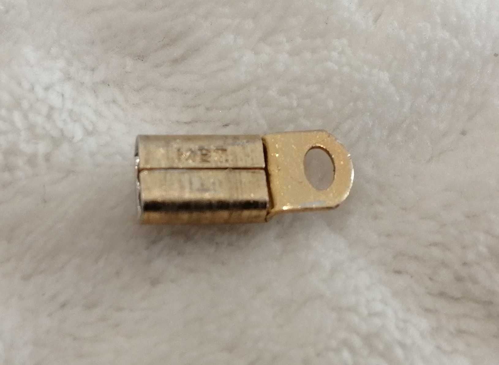 Zapięcie wsuwane do łańcuszka, 3x6x14,5mm, złoty (Kreatywne, Biżuteria