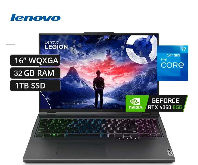 Ноутбук Lenovo Legion Pro 5 16IRX9 i7-14650HX RTX 4060 DDR5 32 GB