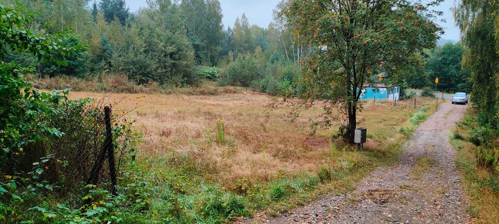 Widokowa działka budowlana z MPZP w okolicy rzeki Świder