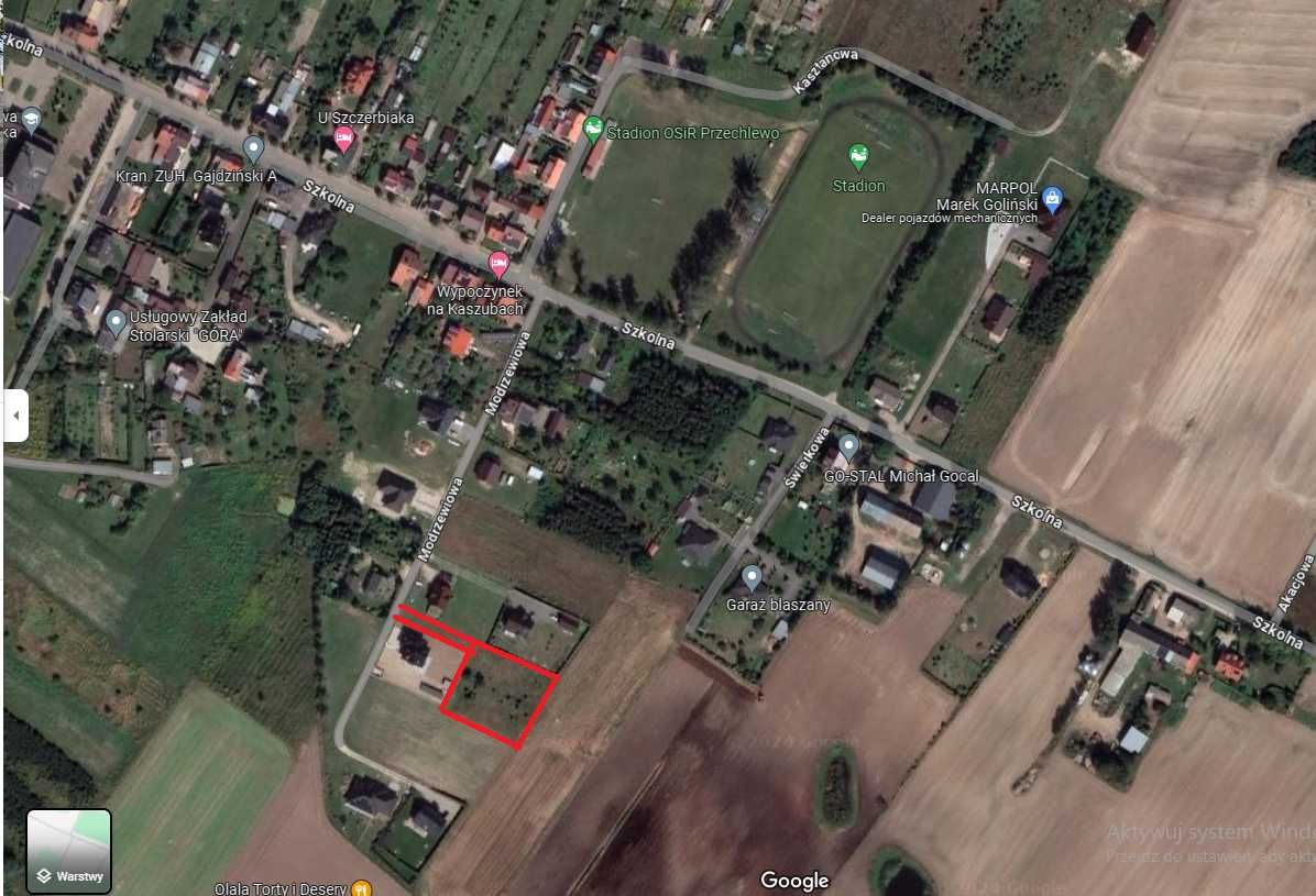 SPRZEDAM DZIAŁKĘ 588/2 Przechlewo