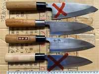 Кухонный нож б/у из Японии (шеф клеймо янагиба деба) Made in Japan