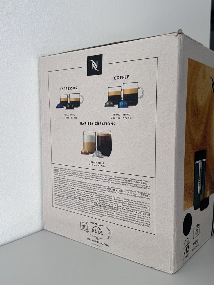 Капсульна кавоварка кавомашина DeLonghi Nespresso Vertuo Pop ENV90.B