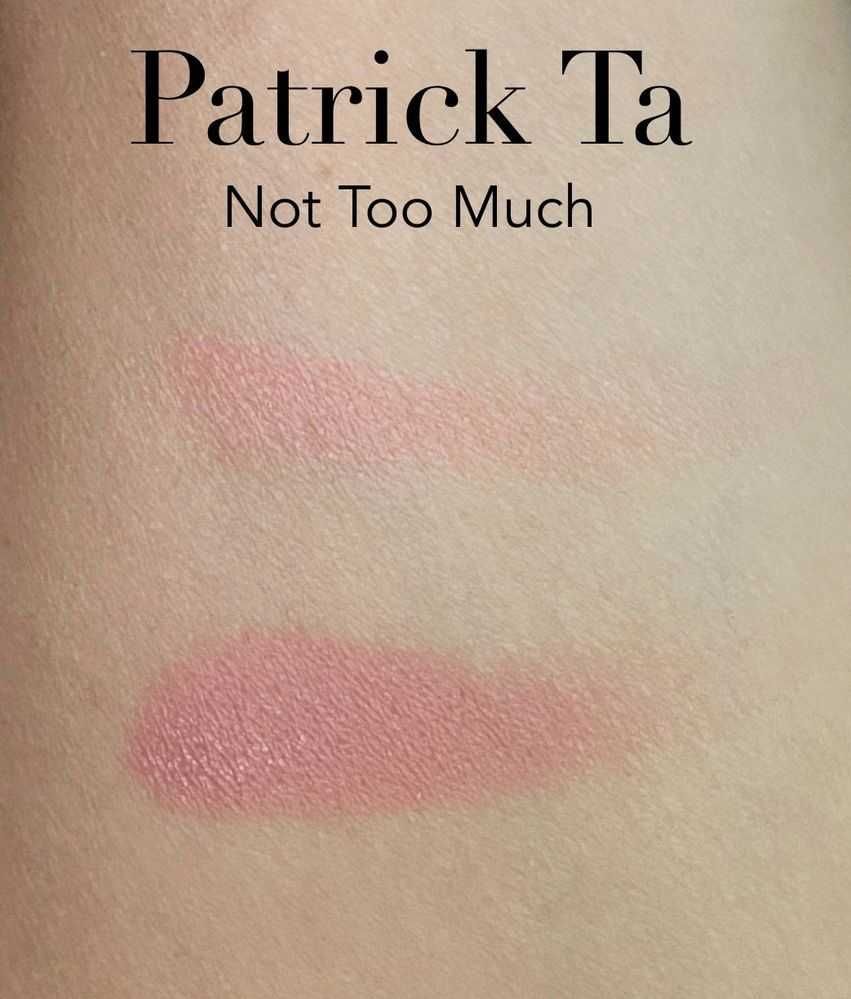 Patrick TA  Double-Take Crème & Powder Blush Duo Not Too Much