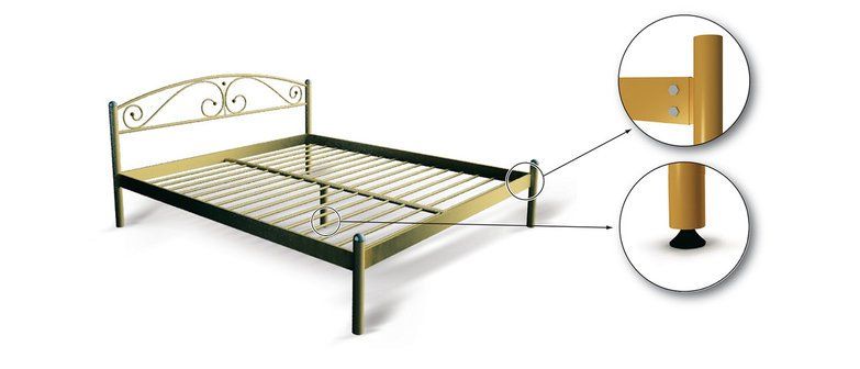 Кровать металлическая(железная) VERONA(Верона) 160х200 и др. Доставка.