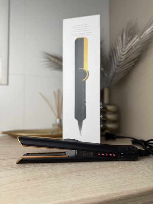 Dyson Airstrait HT-01 Onyx Black/Gold — стайлер утюжок фен для волосся
