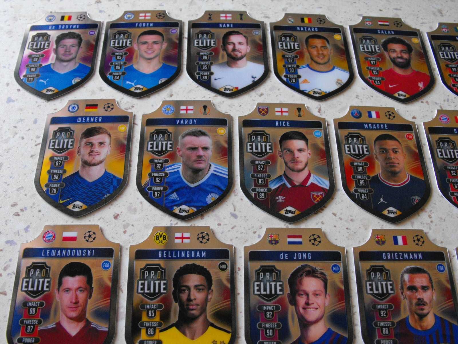 MATCH ATTAX topps, komplet PRO ELITE, Champions League 2022